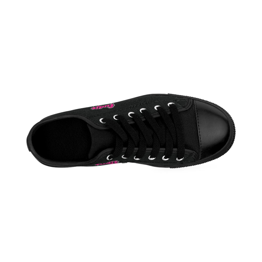 Black fudjt Pink Drip Sneakers | Men & Boys