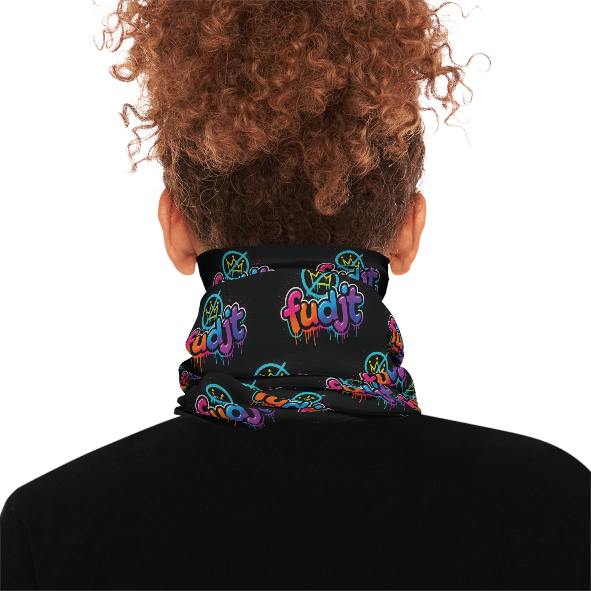 fudjt No Kings Clown Town 3 Neck Gaiter