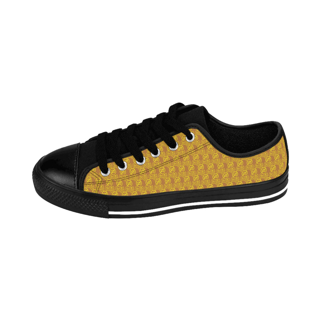 Light Brown Golden fudjt No Kings Street Style Sneakers | Men & Boys All Over .5 Low Top