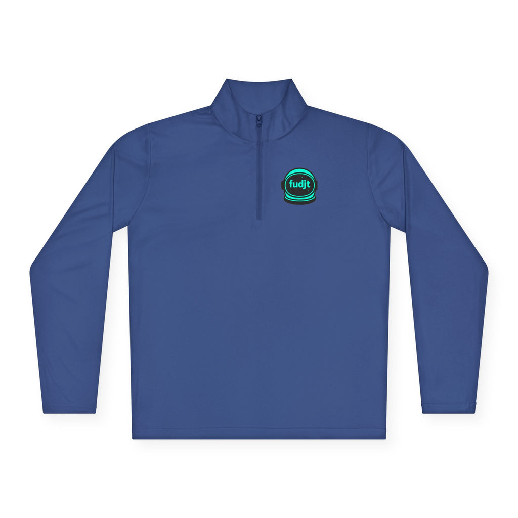 Quarter-Zip Performance Pullover | Green Space fudjt | Bold Backside | 6 Colors