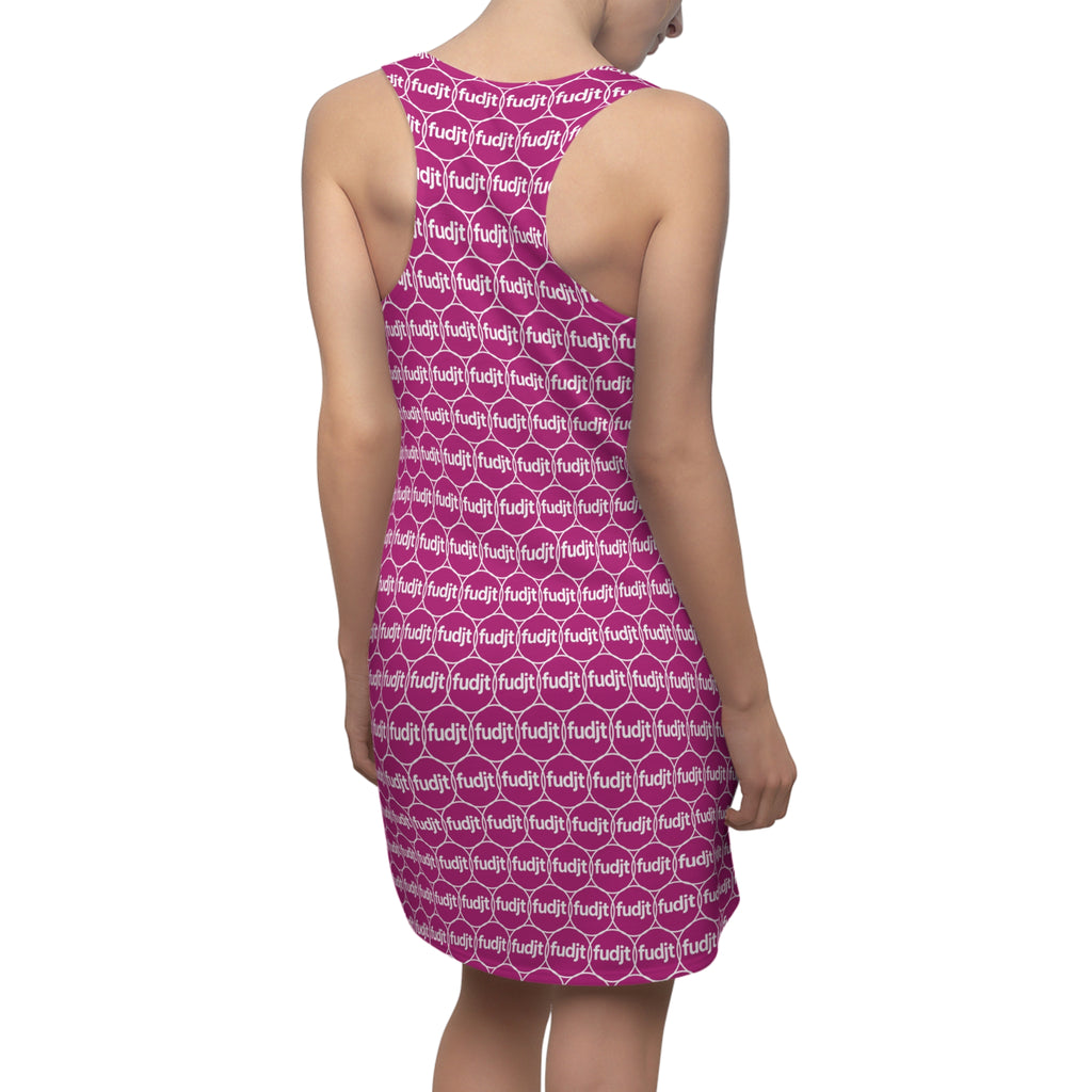 Pink fudjt Unbroken Chain 2.5 Chic Racerback Dress