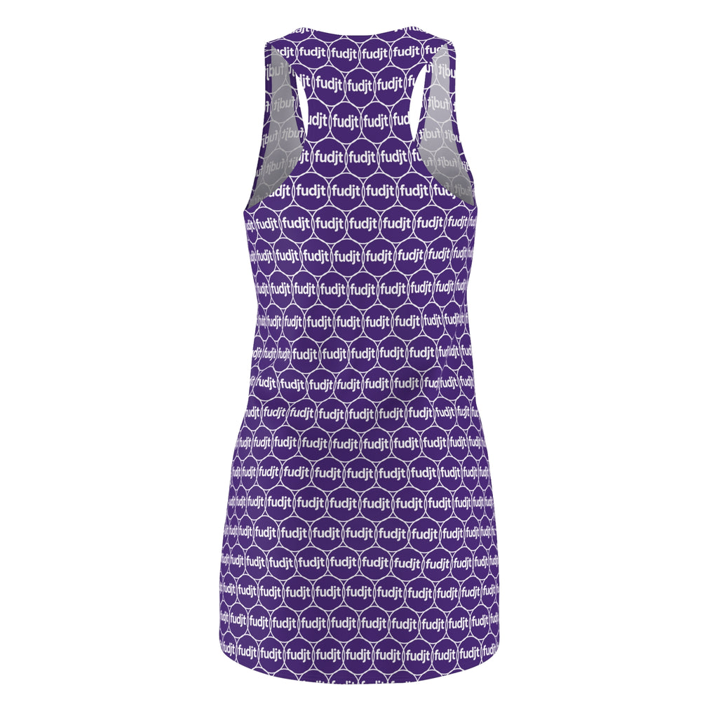 Purple fudjt Unbroken Chain 2.5 Chic Racerback Dress