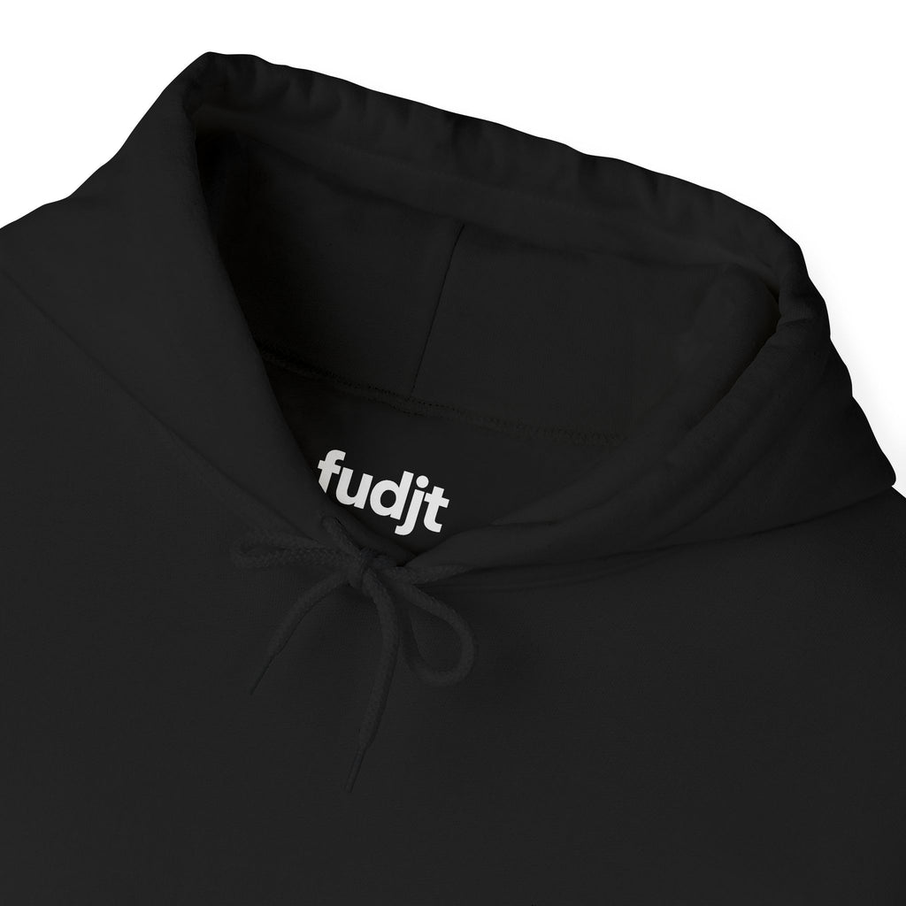 White fudjt Embroidered Heavy Blend Hooded Sweatshirt | 15 Colors | Stand For Something.