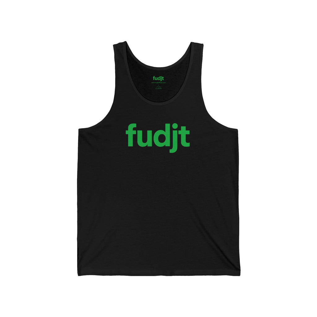 Green fudjt logo - Unisex Jersey Tank | 6 Colors
