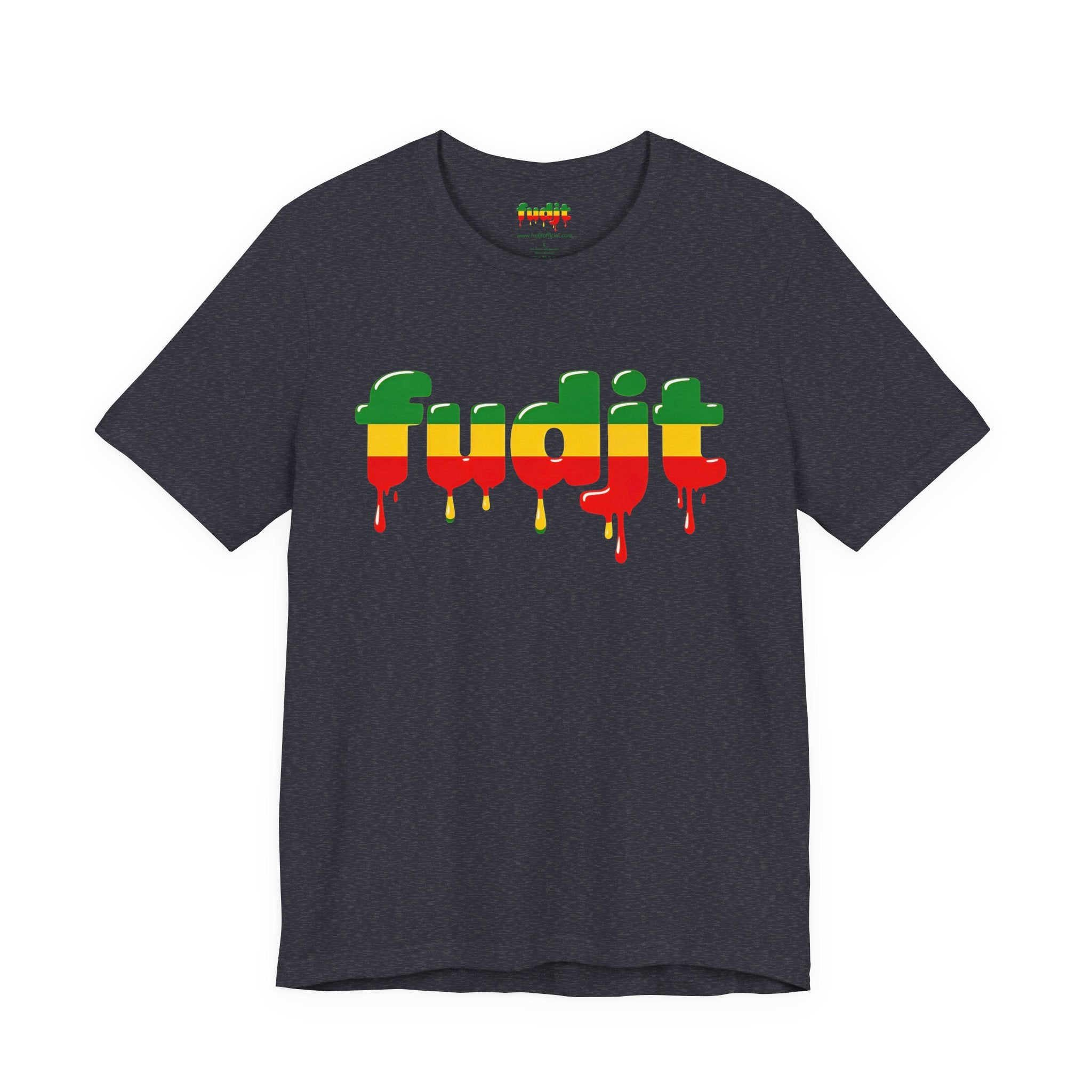 fudit Drip Logo Tee (Rasta Colors)