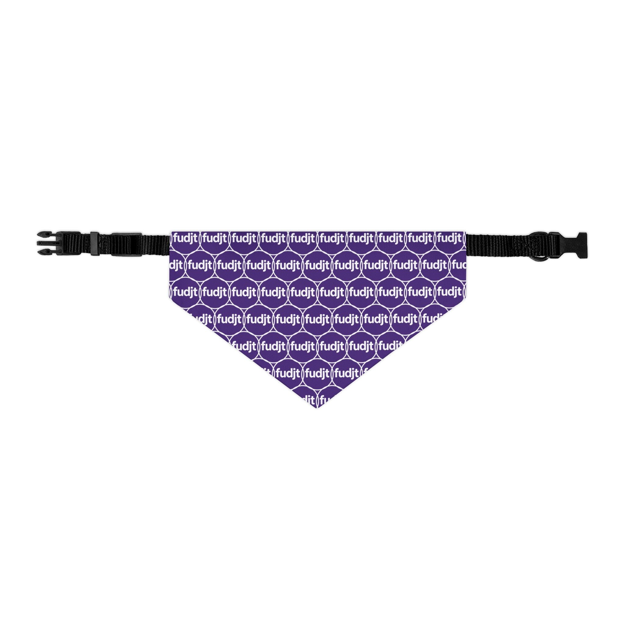 Purple Unbroken Chain 1.25  Bandana Collar for Dogs, Cats & More | 4 Sizes