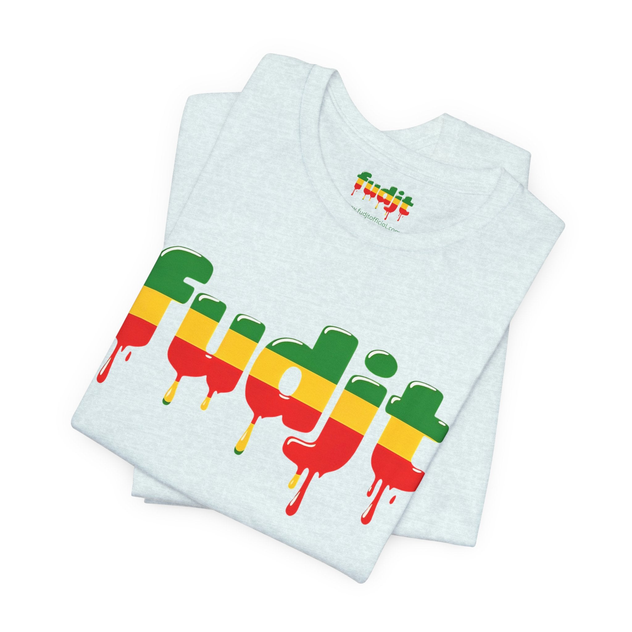 fudit Drip Logo Tee (Rasta Colors)