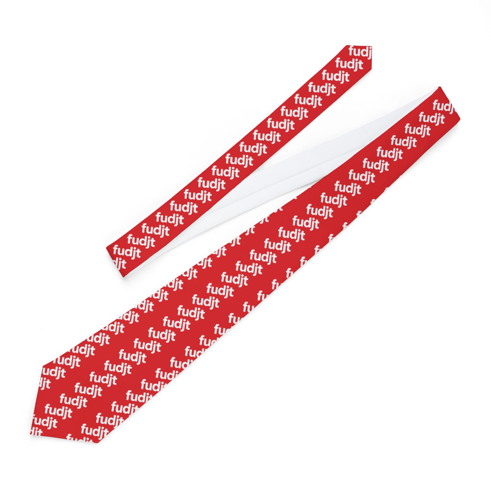 Red White fudjt 45-50 Fine Necktie