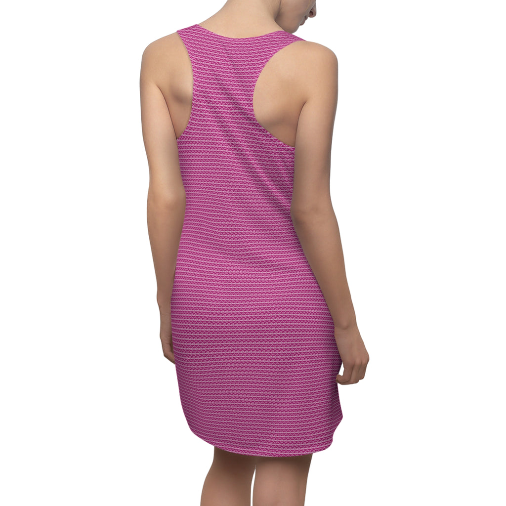 Pink fudjt Unbroken Chain .5 Chic Racerback Dress