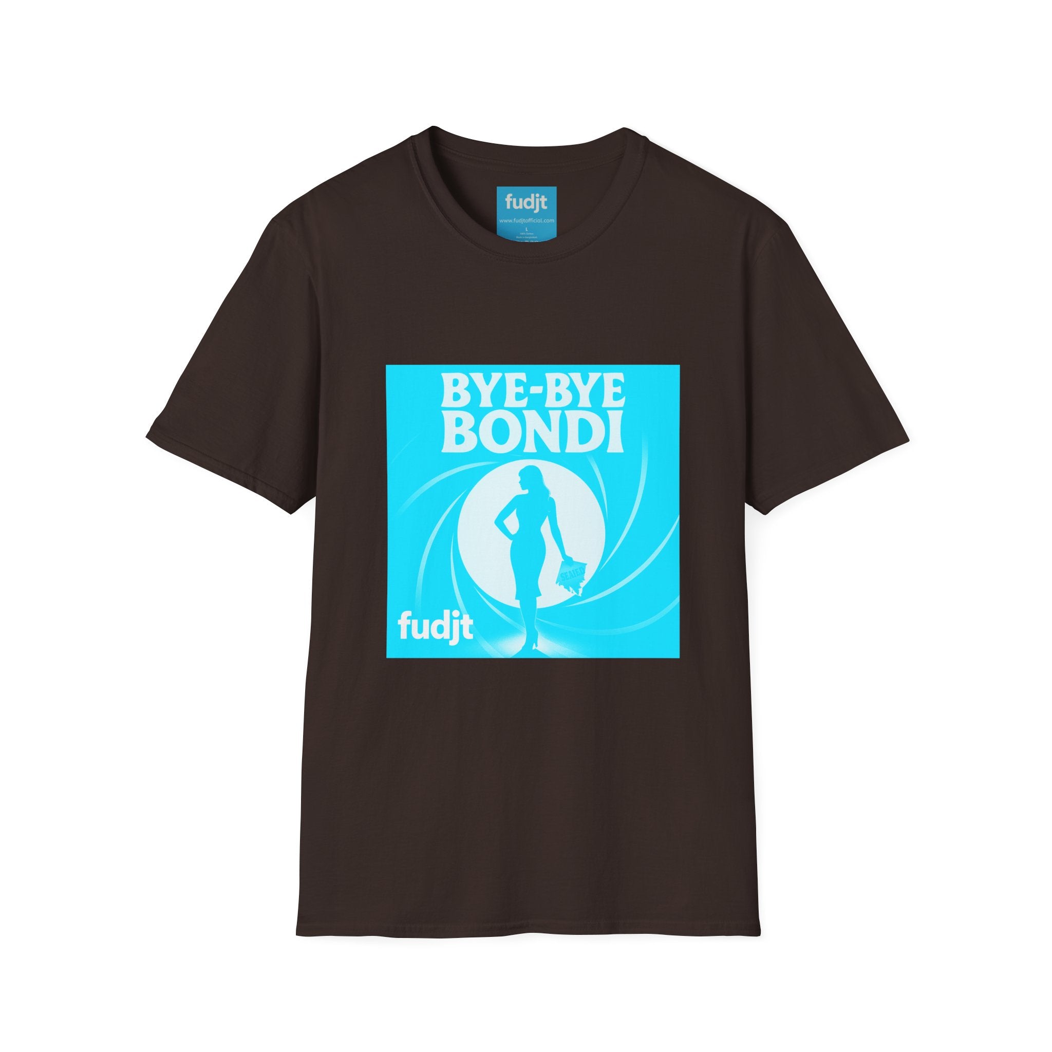Bye-Bye Bondi | Blue Smoke Screen Retro fudjt Tee | 15 Colors