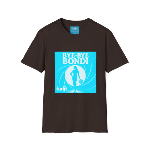 Bye-Bye Bondi | Blue Smoke Screen Retro fudjt Tee | 15 Colors