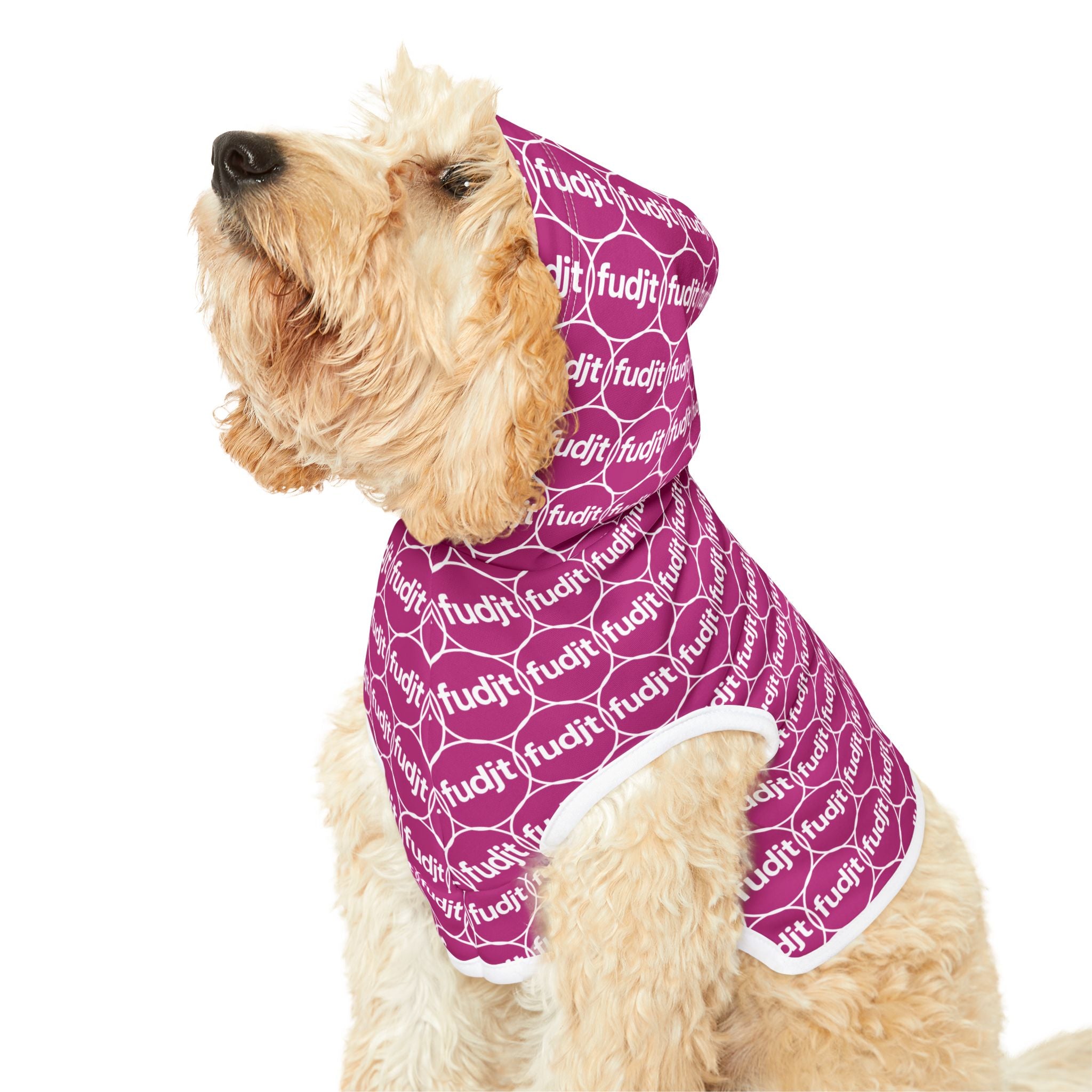 Pink fudjt Pet Hoodie | Unbroken Chain 2.5 | 7 Sizes