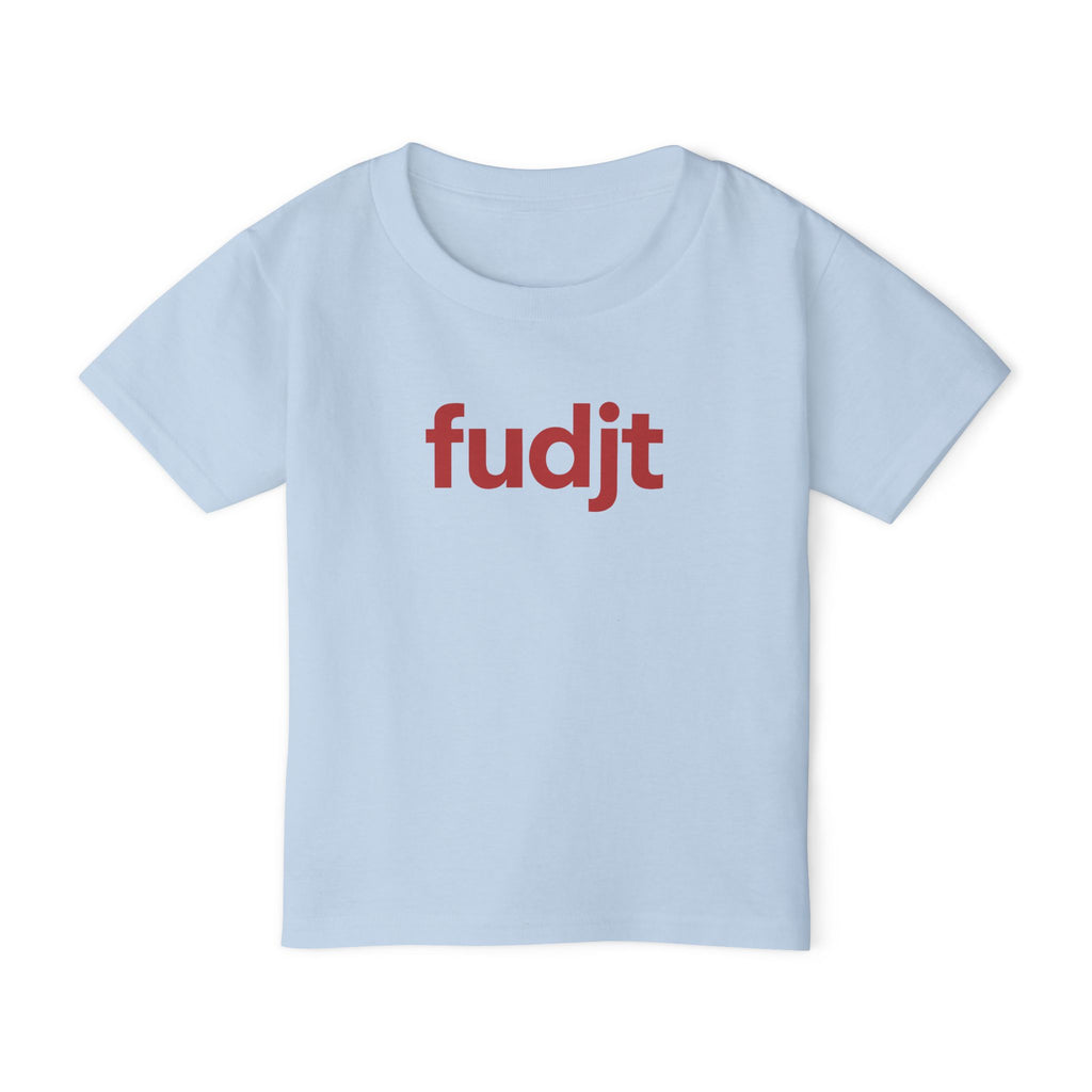 Toddler T-Shirt with Red Fudjt Design | 6 Colors