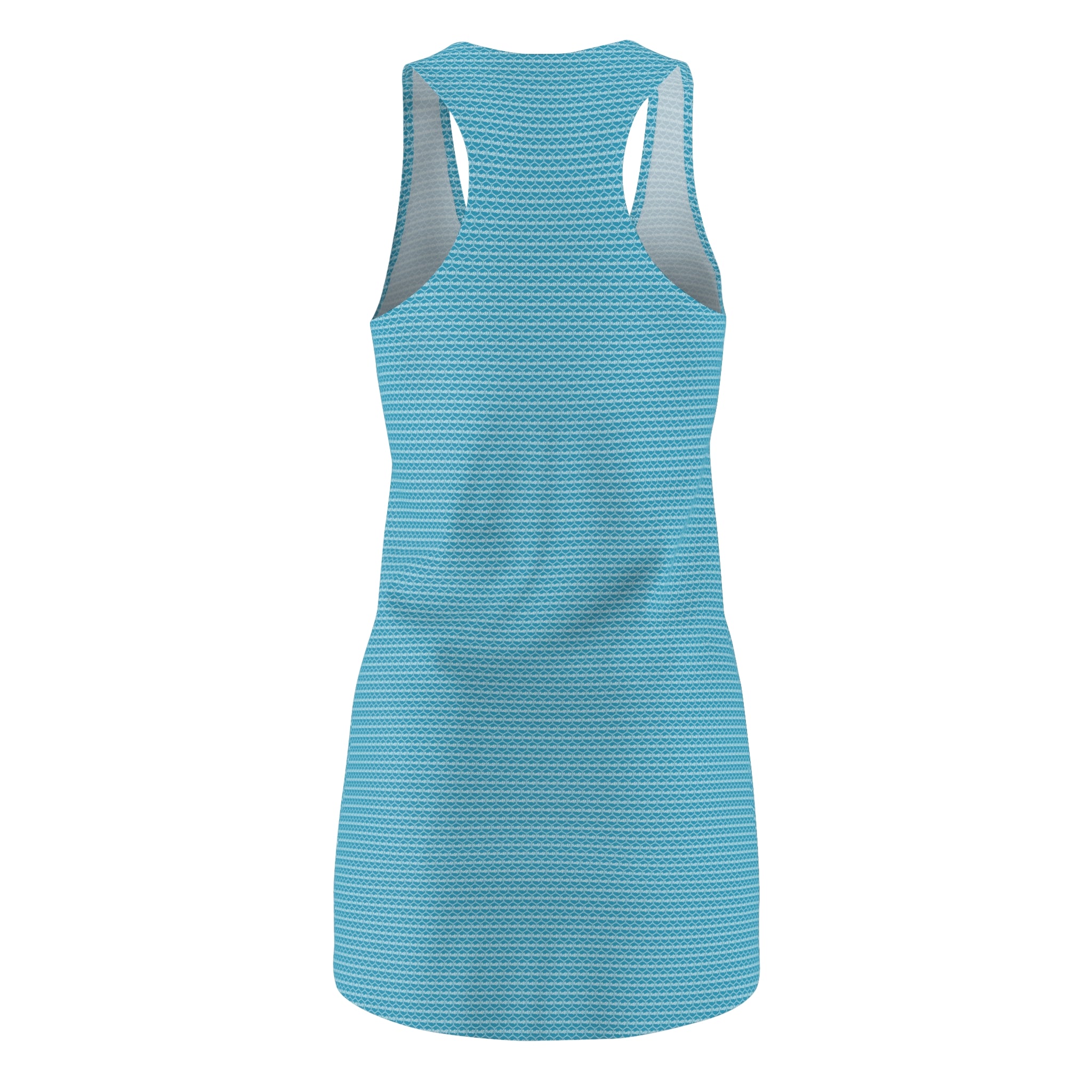 Turquoise fudjt Unbroken Chain .5 Chic Racerback Dress