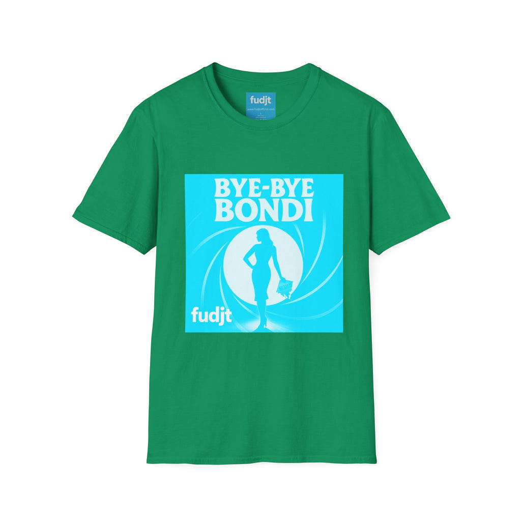 Bye-Bye Bondi | Blue Smoke Screen Retro fudjt Tee | 15 Colors