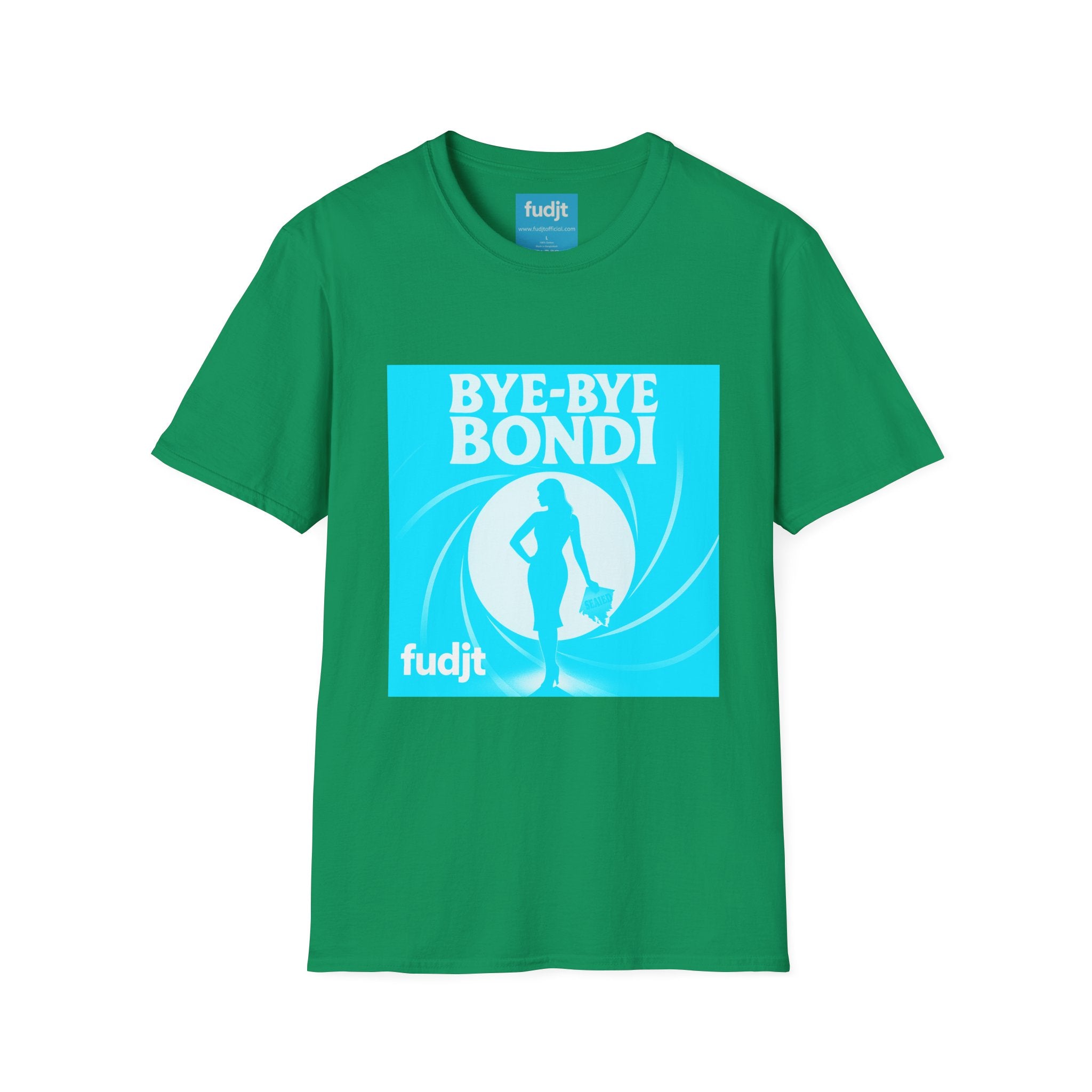 Bye-Bye Bondi | Blue Smoke Screen Retro fudjt Tee | 15 Colors