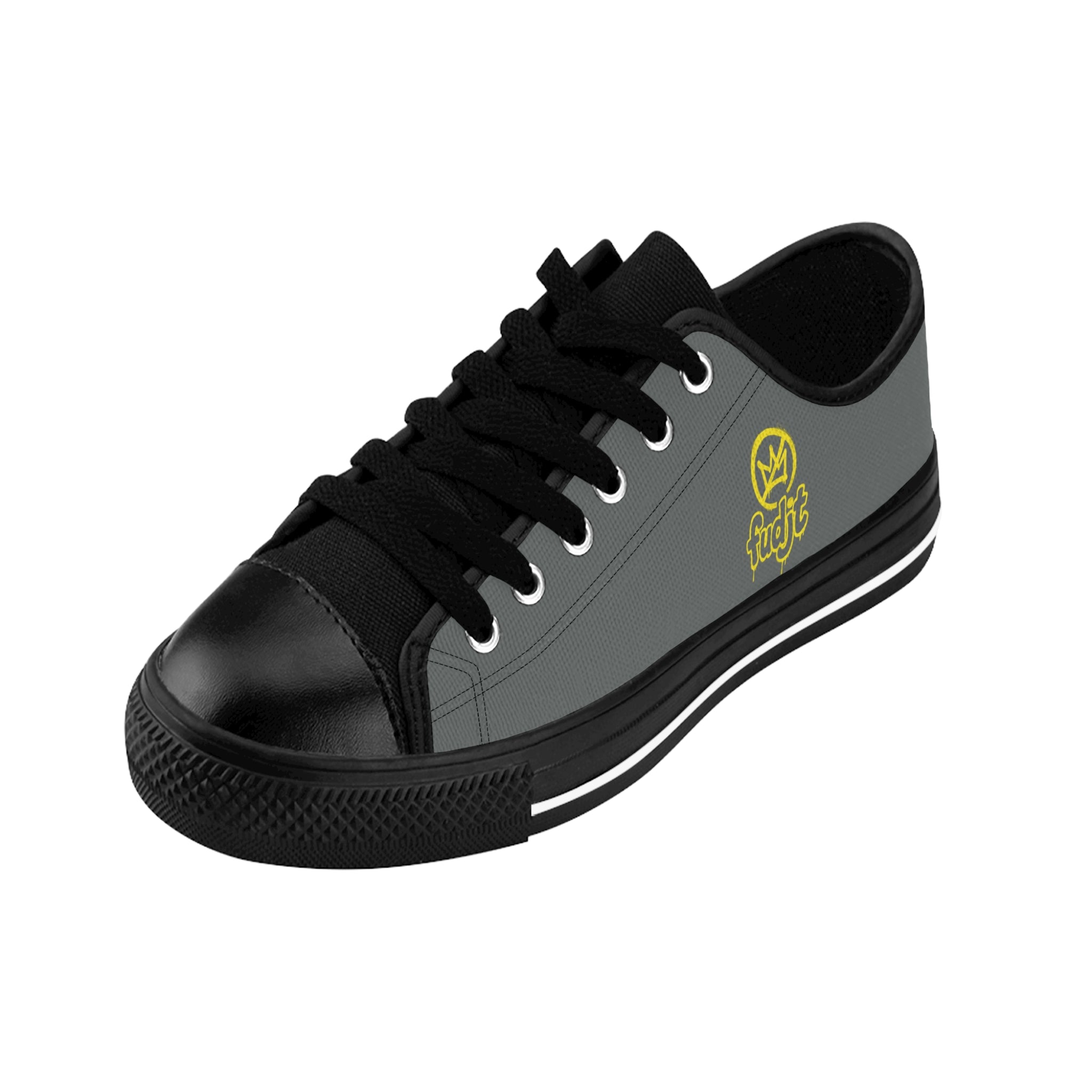 Dark Gray Golden fudjt No Kings Street Style Sneakers | Men & Boys 1.5 Low Top