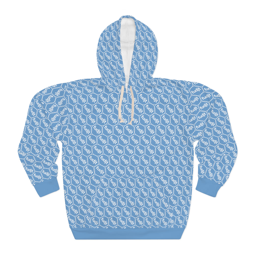Light Blue fudjt Unbroken Chain Hoodie | All Over 2.5-45