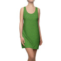 Dark Green Golden fudjt No Kings 1.25 Chic Racerback Dress
