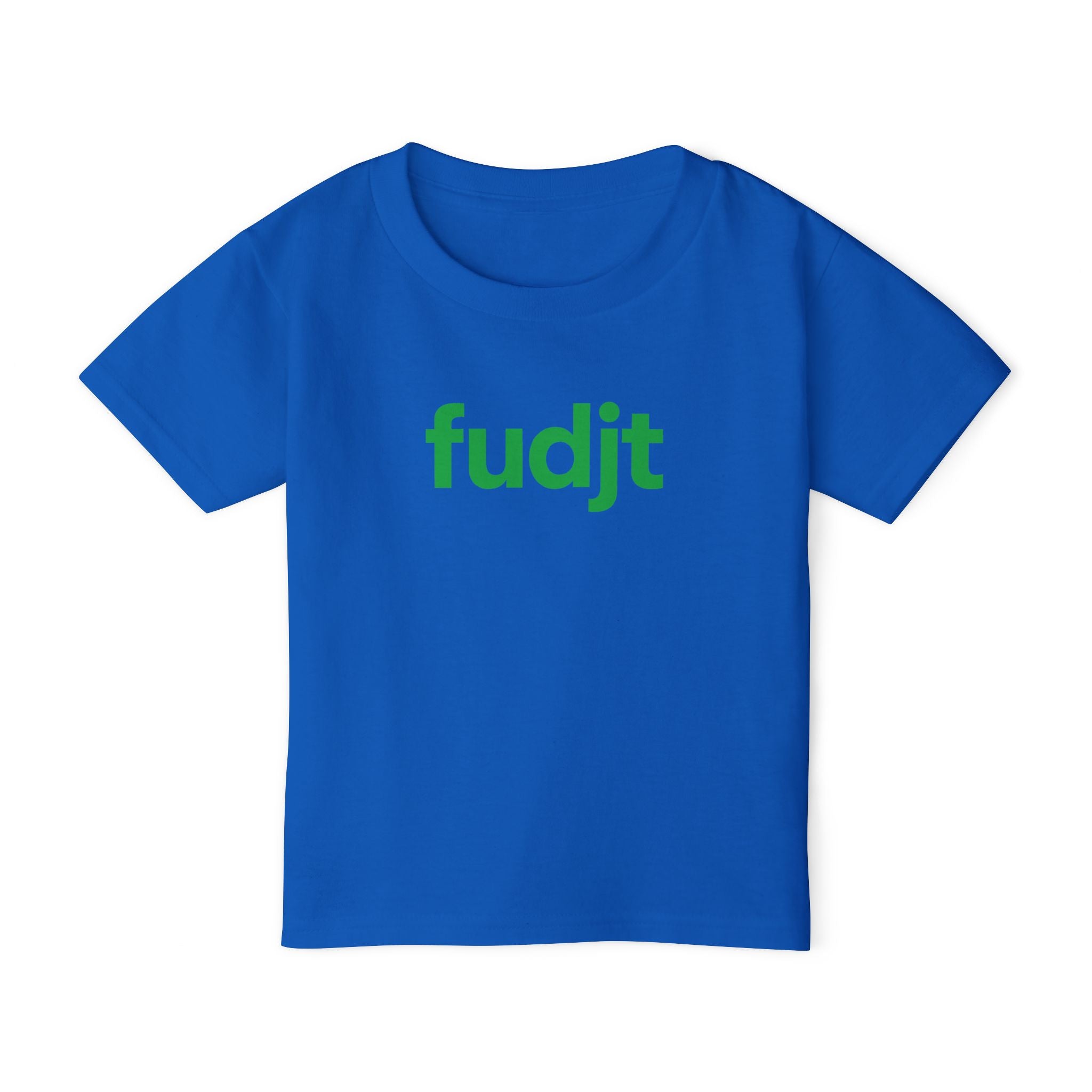 Toddler T-Shirt with Green Fudjt Design | 6 Colors