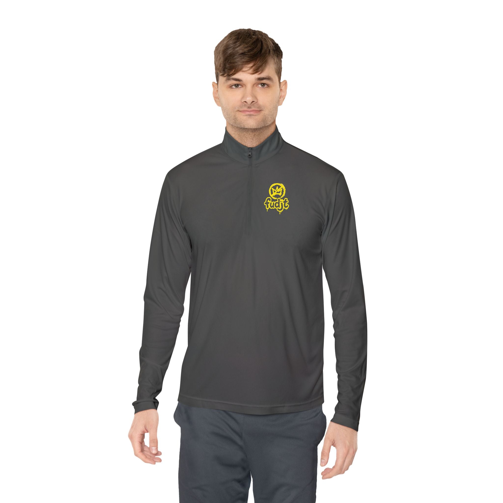Quarter-Zip Performance Pullover | Golden fudjt No Kings | 8 Colors