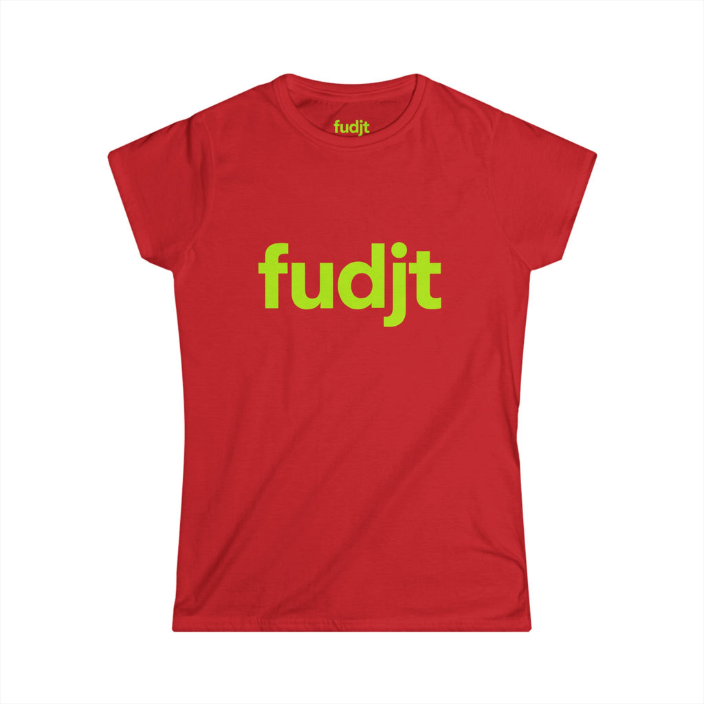 Women's Lime fudjt logo Comfy Stylie Tee | 12 Colors