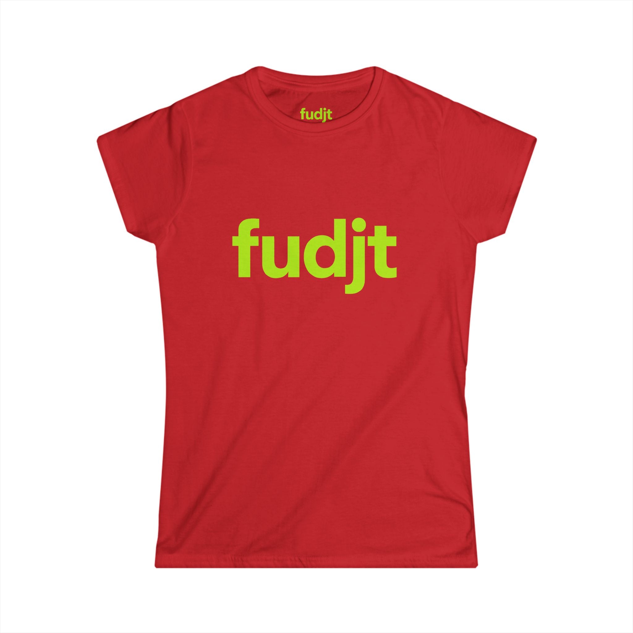 Women's Lime fudjt logo Comfy Stylie Tee | 12 Colors