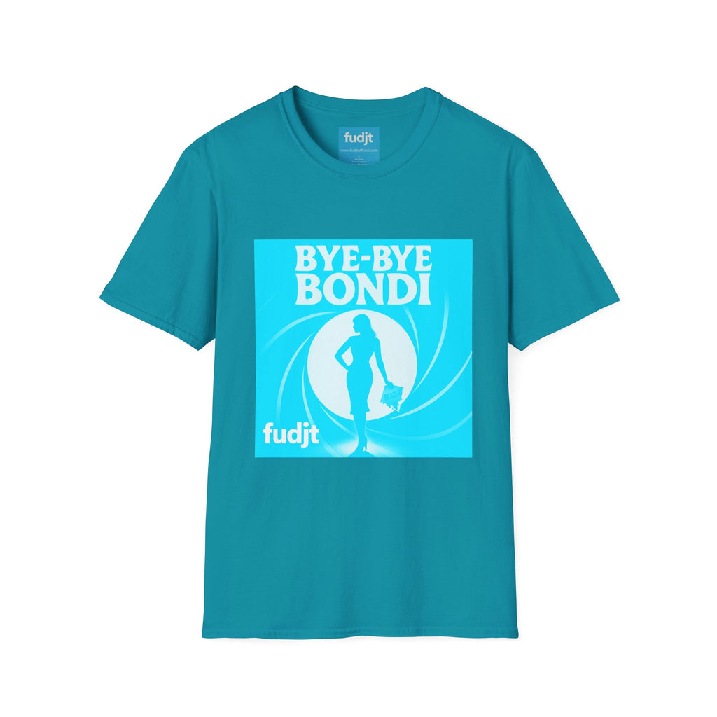 Bye-Bye Bondi | Blue Smoke Screen Retro fudjt Tee | 15 Colors