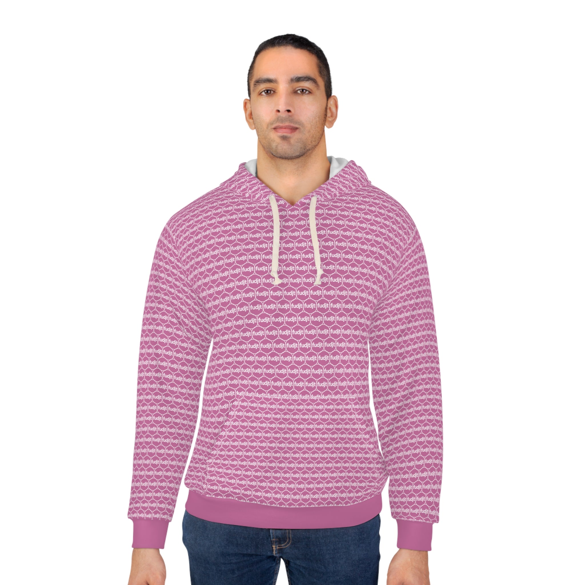 Light Pink fudjt Unbroken Chain Hoodie | All Over 1.25