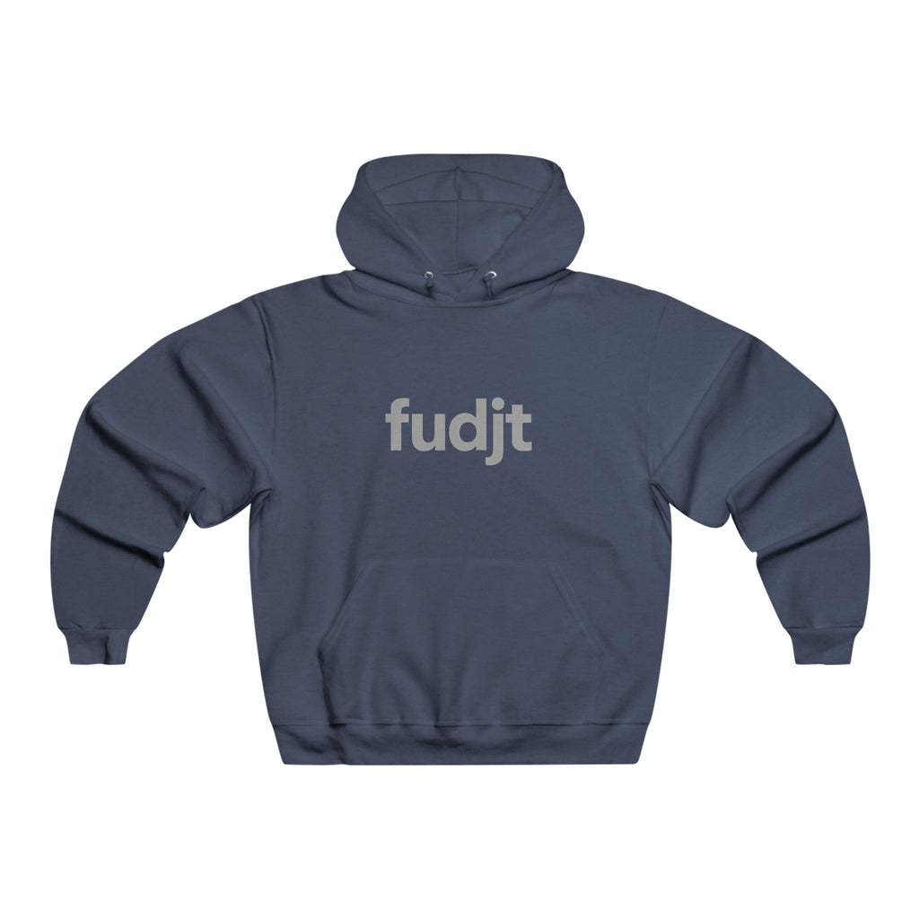 fudjt Hooded Sweatshirt | Gray Logo, Super Cozy Hoodie | 7 Colors
