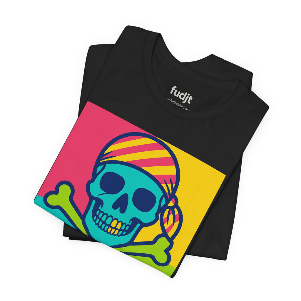 Fudjt "Booty" Skull and Crossbones Tee | 6 Colors