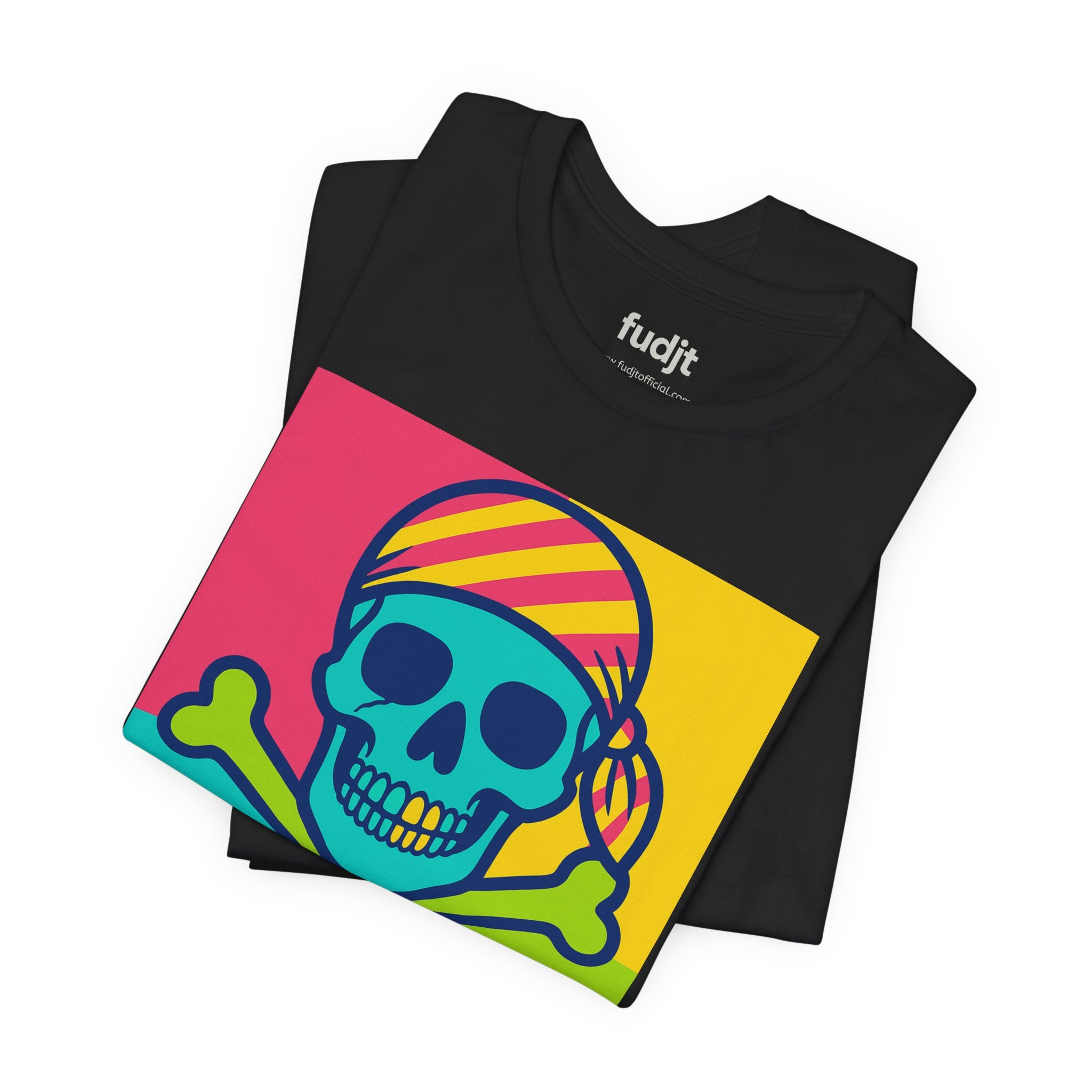 Fudjt "Booty" Skull and Crossbones Tee | 6 Colors