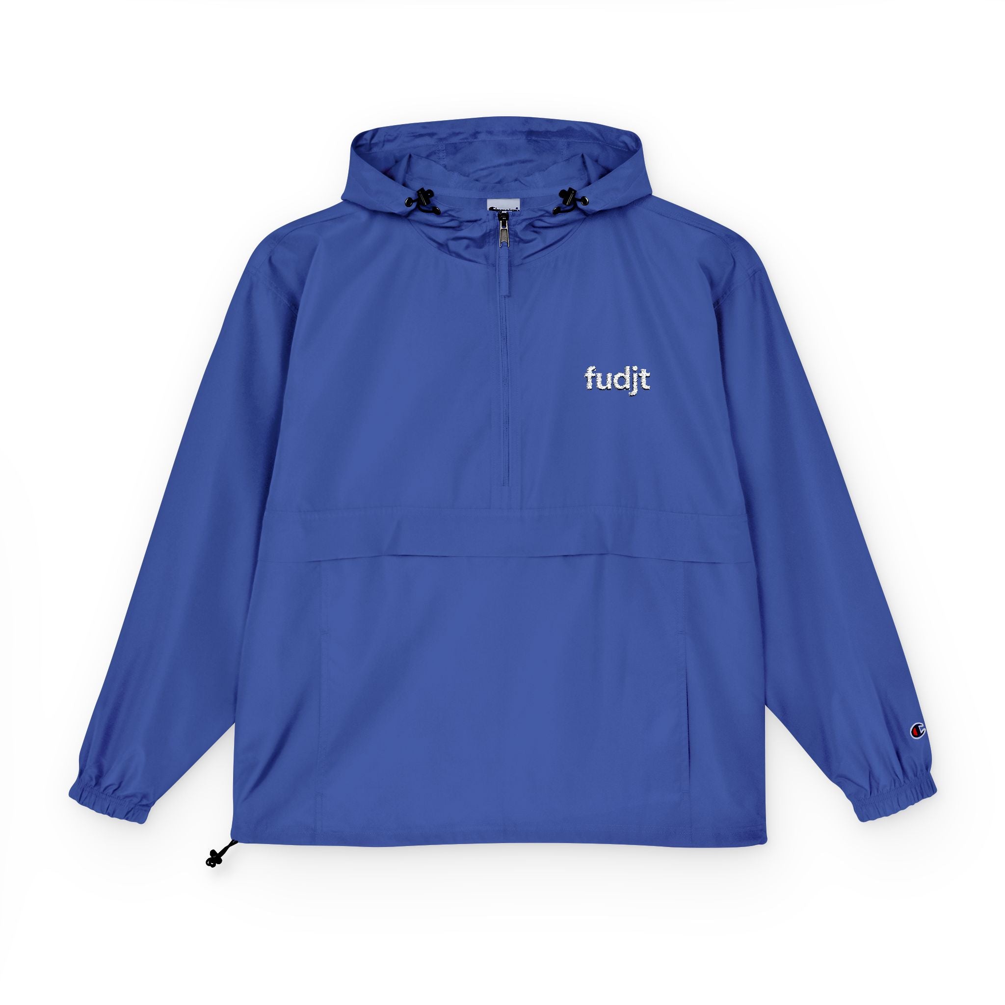 Packable White fudjt logo Anorak Jacket - Champion Unisex Adventure Wear | 6 Colors