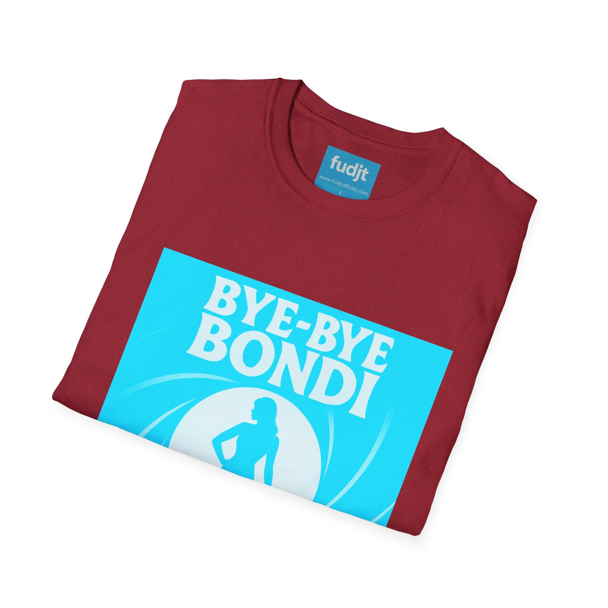 Bye-Bye Bondi | Blue Smoke Screen Retro fudjt Tee | 15 Colors