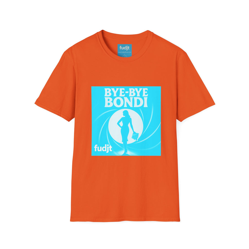 Bye-Bye Bondi | Blue Smoke Screen Retro fudjt Tee | 15 Colors