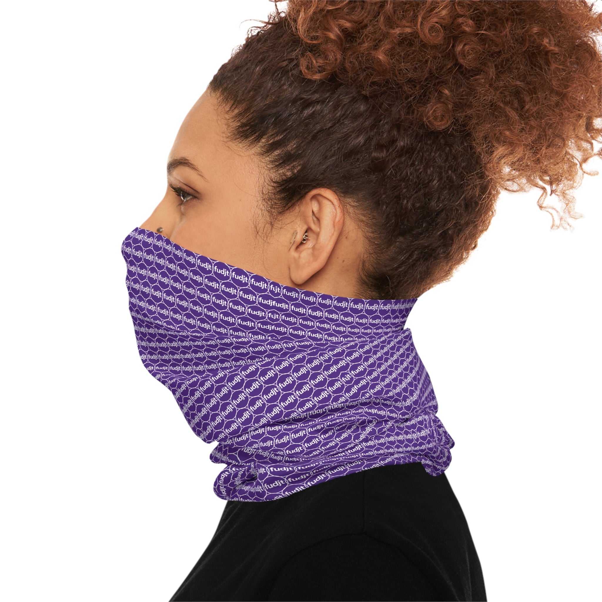 Purple fudjt Unbroken Chain .5 Neck Gaiter