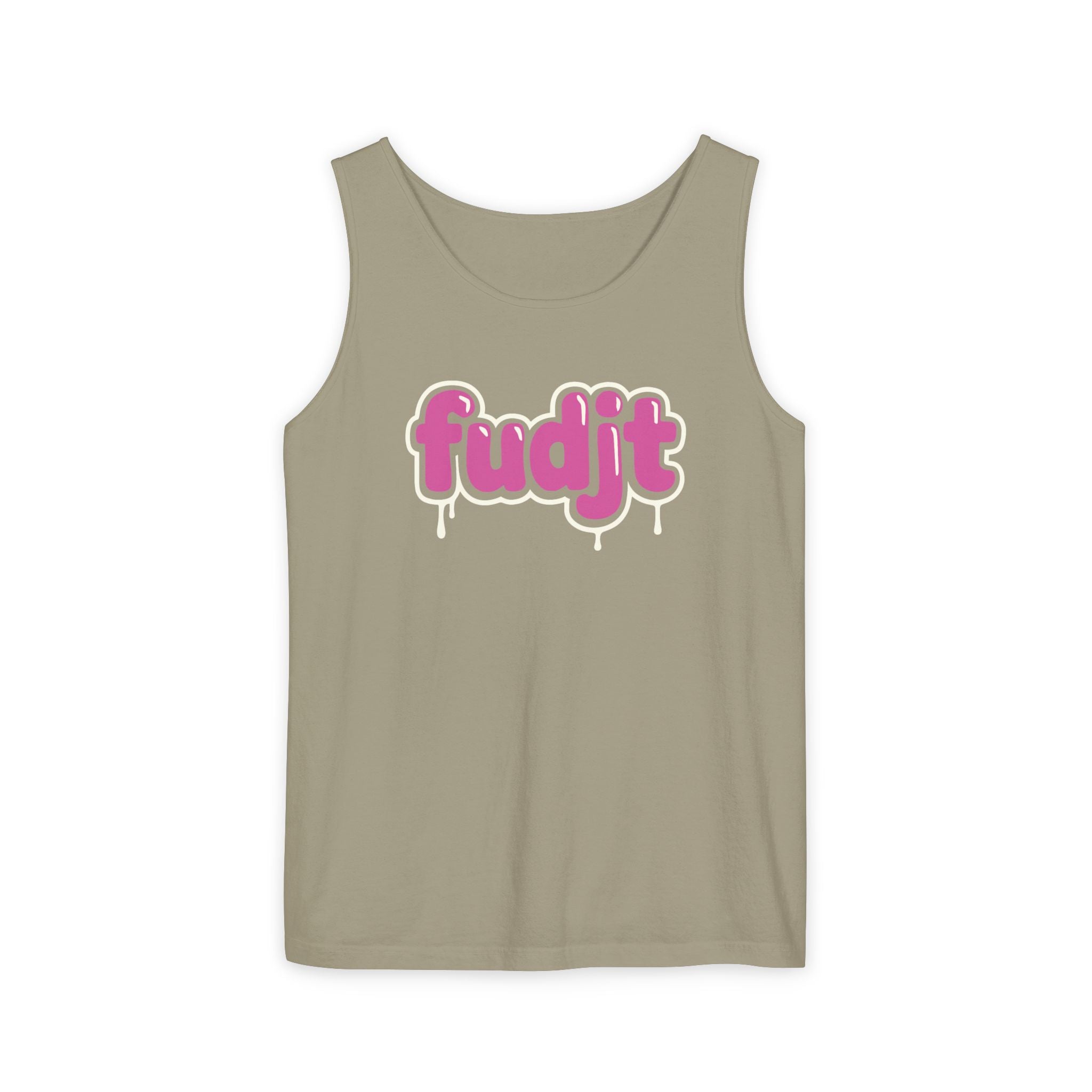 Pink Drip fudjt Long Tank Top | 16 Colors