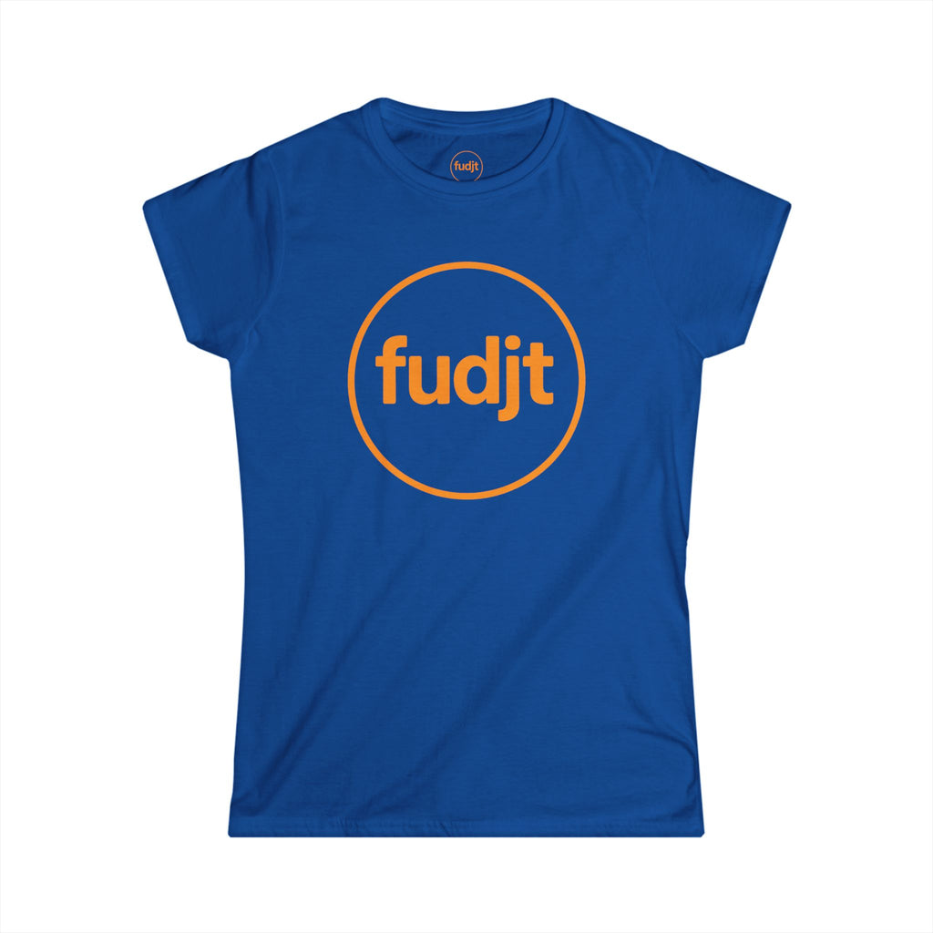 Orange fudjt Circle Women's Comfy Stylie Tee | 12 Colors