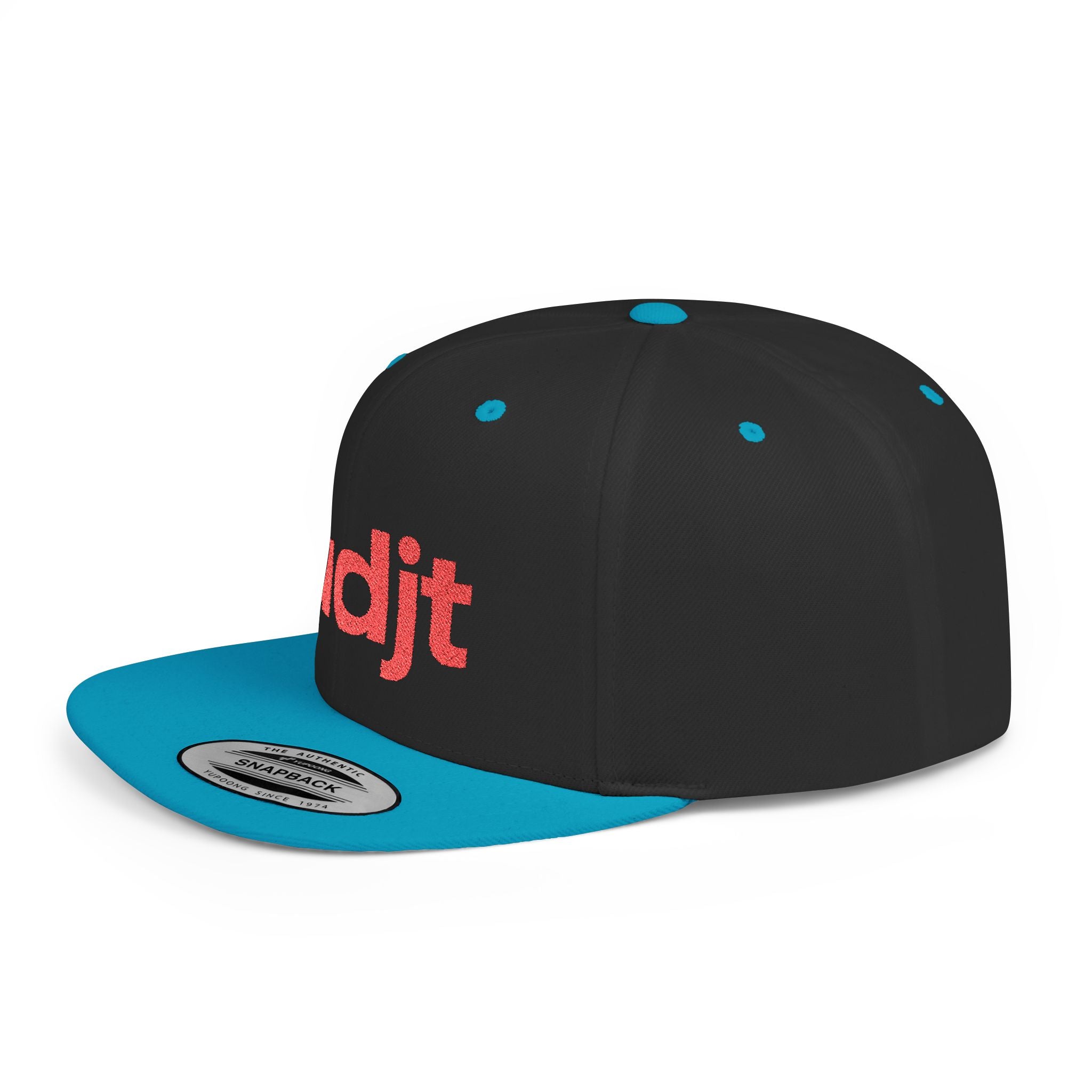 Stylish Flat Bill Snapback Red fudjt Streetwear Logo Cap | 12 Colors
