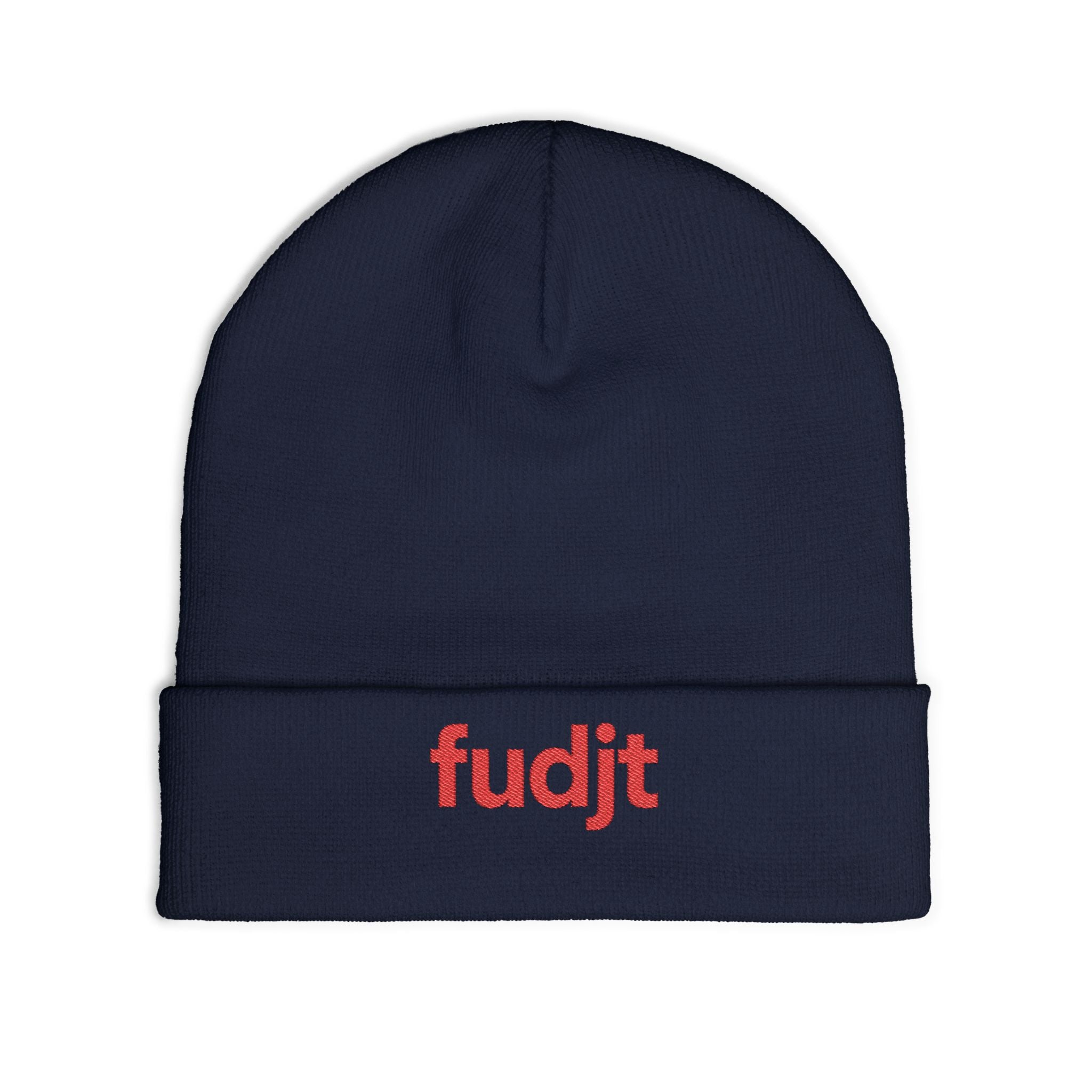 Stylish & Cozy fudjt Knit Beanie | Red Embroidery | 5 Colors