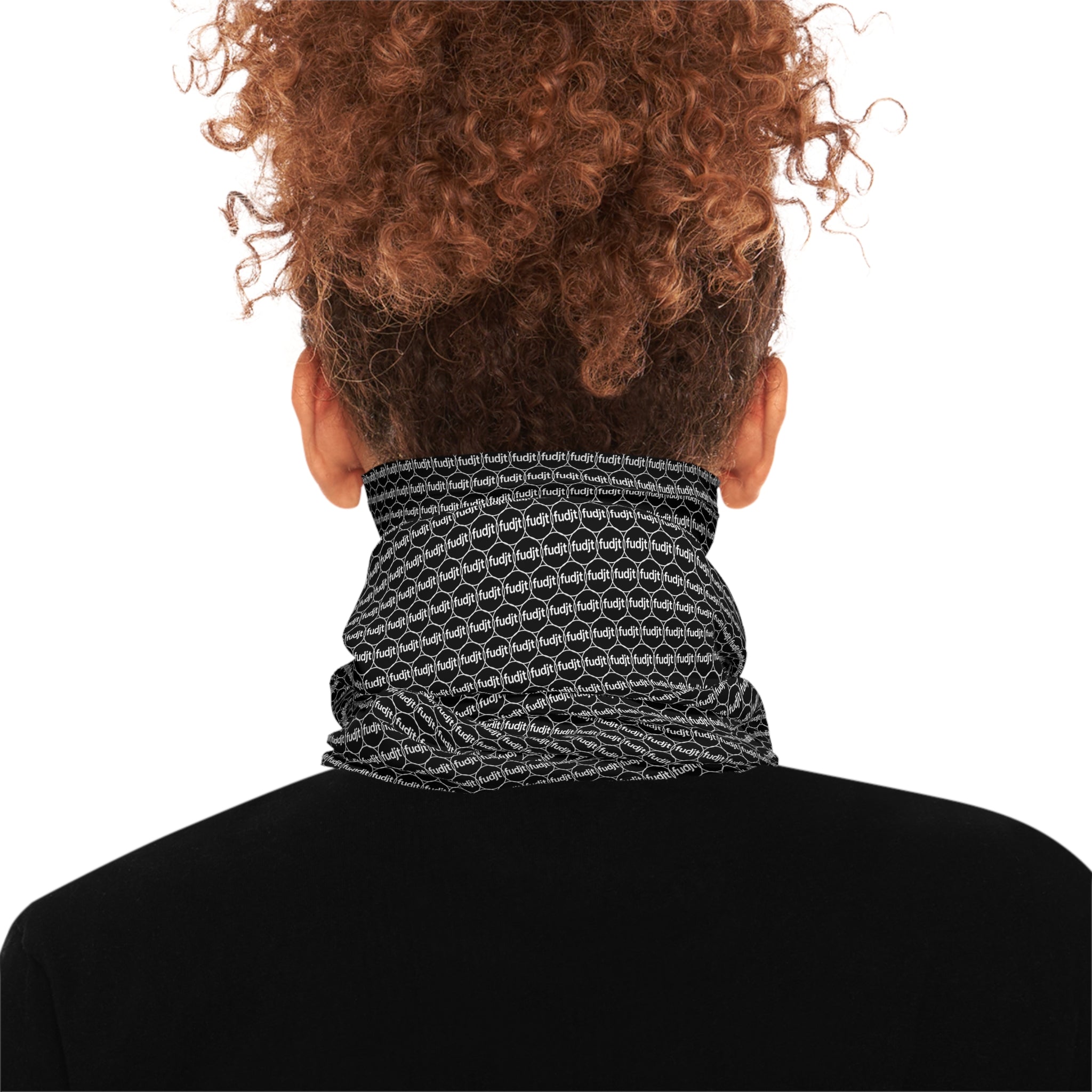 Black & White fudjt Unbroken Chain .5 Neck Gaiter - view 3