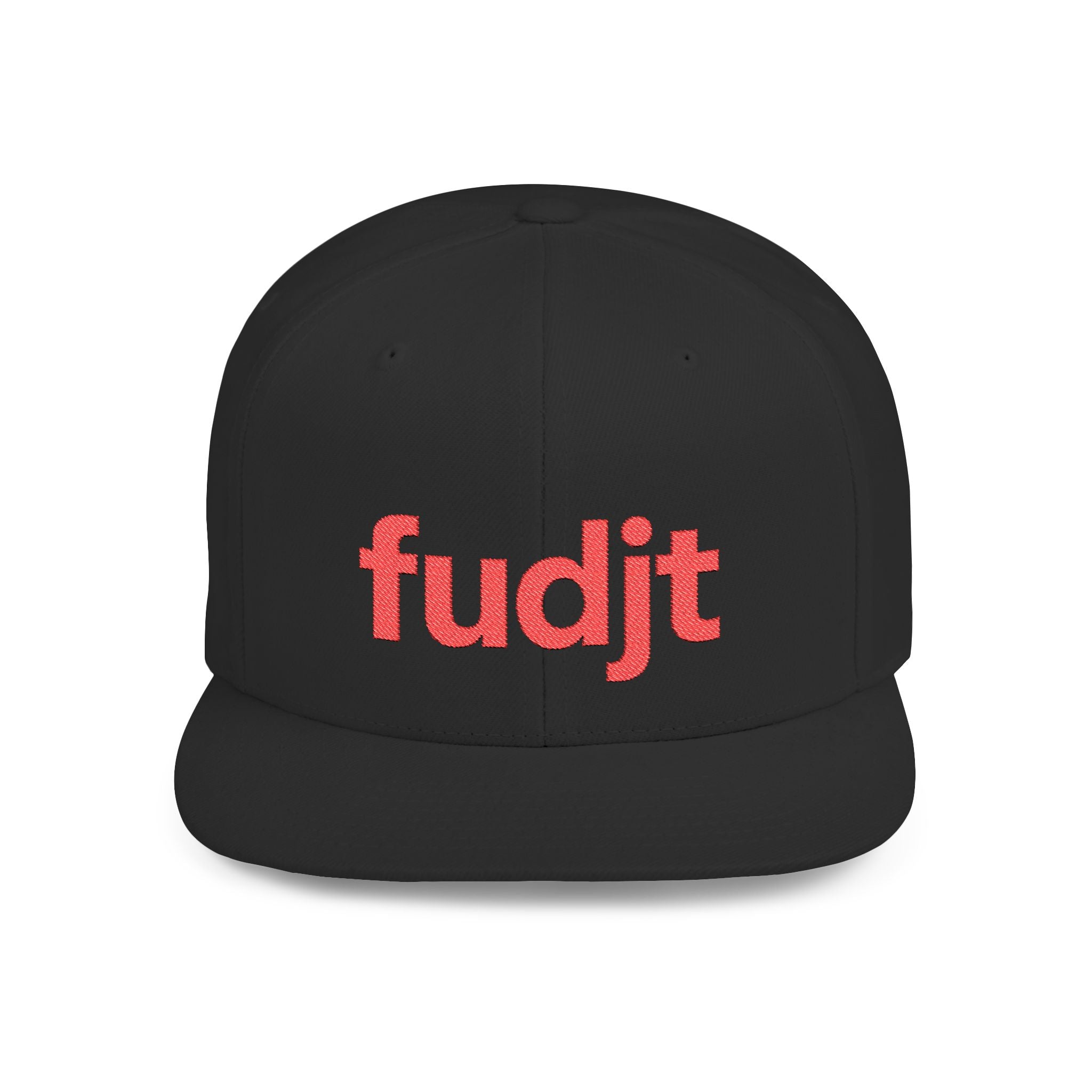 Stylish Flat Bill Snapback Red fudjt Streetwear Logo Cap | 12 Colors