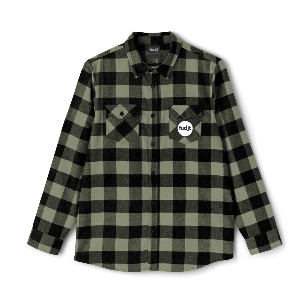 Flannel Shirt | Black Square fudjt Circle | 4 Colors