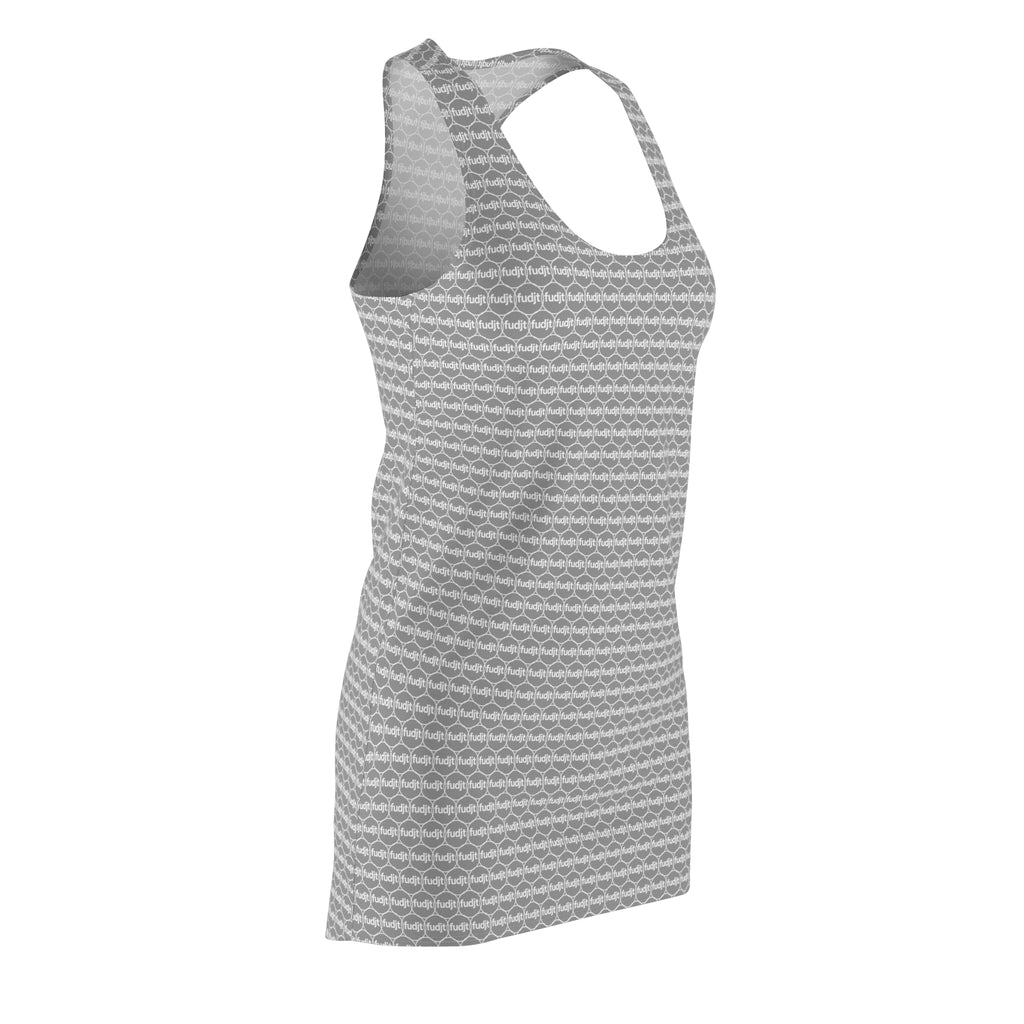 Gray fudjt Unbroken Chain 1.25 Chic Racerback Dress