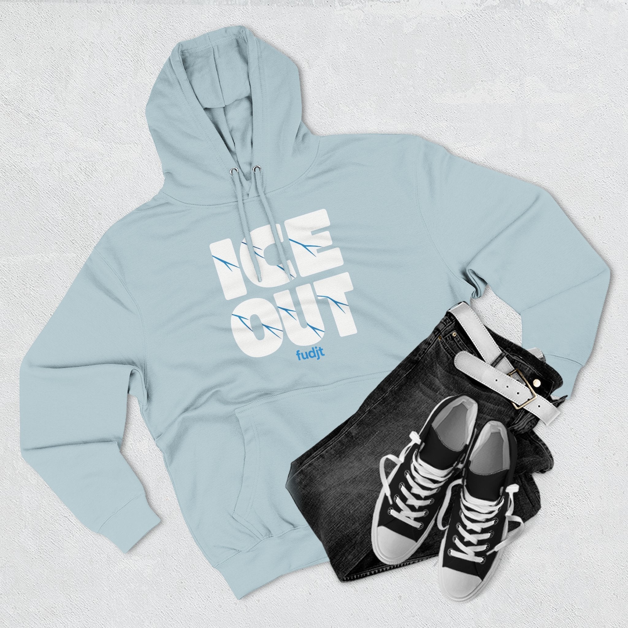 ICE Out fudjt Hoodie – Premium Fleece Pullover | 14 Colors
