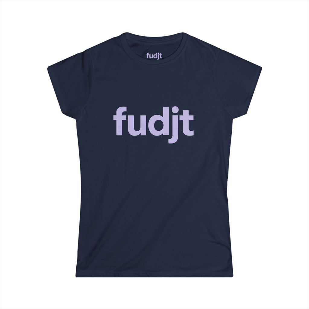 Women's Lavender fudjt logo Comfy Stylie Tee | 12 Colors