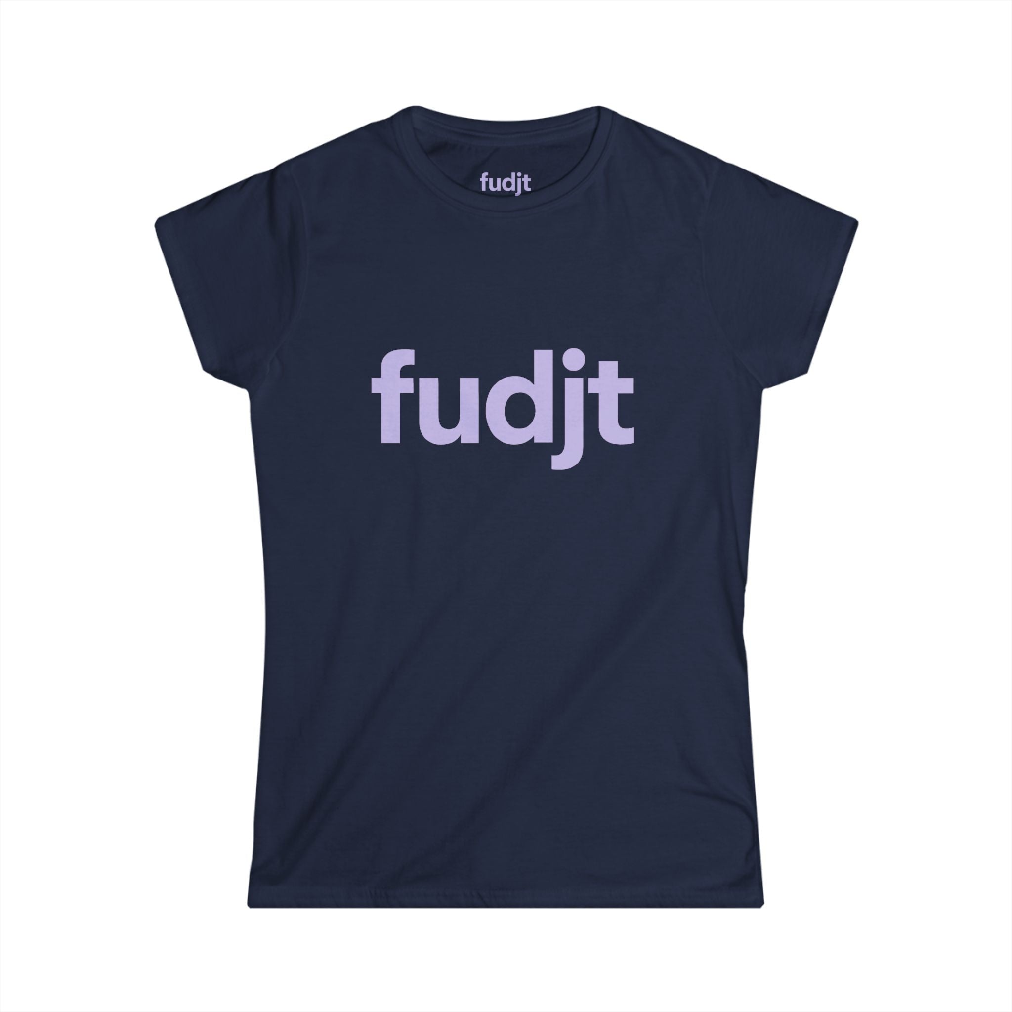 Women's Lavender fudjt logo Comfy Stylie Tee | 12 Colors