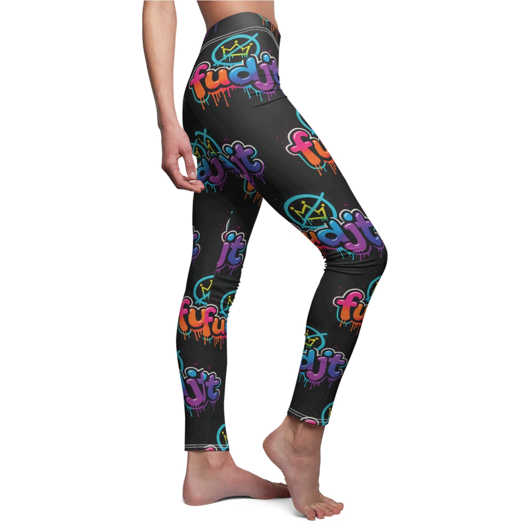 fudjt No Kings Clown Town 10 Leggings