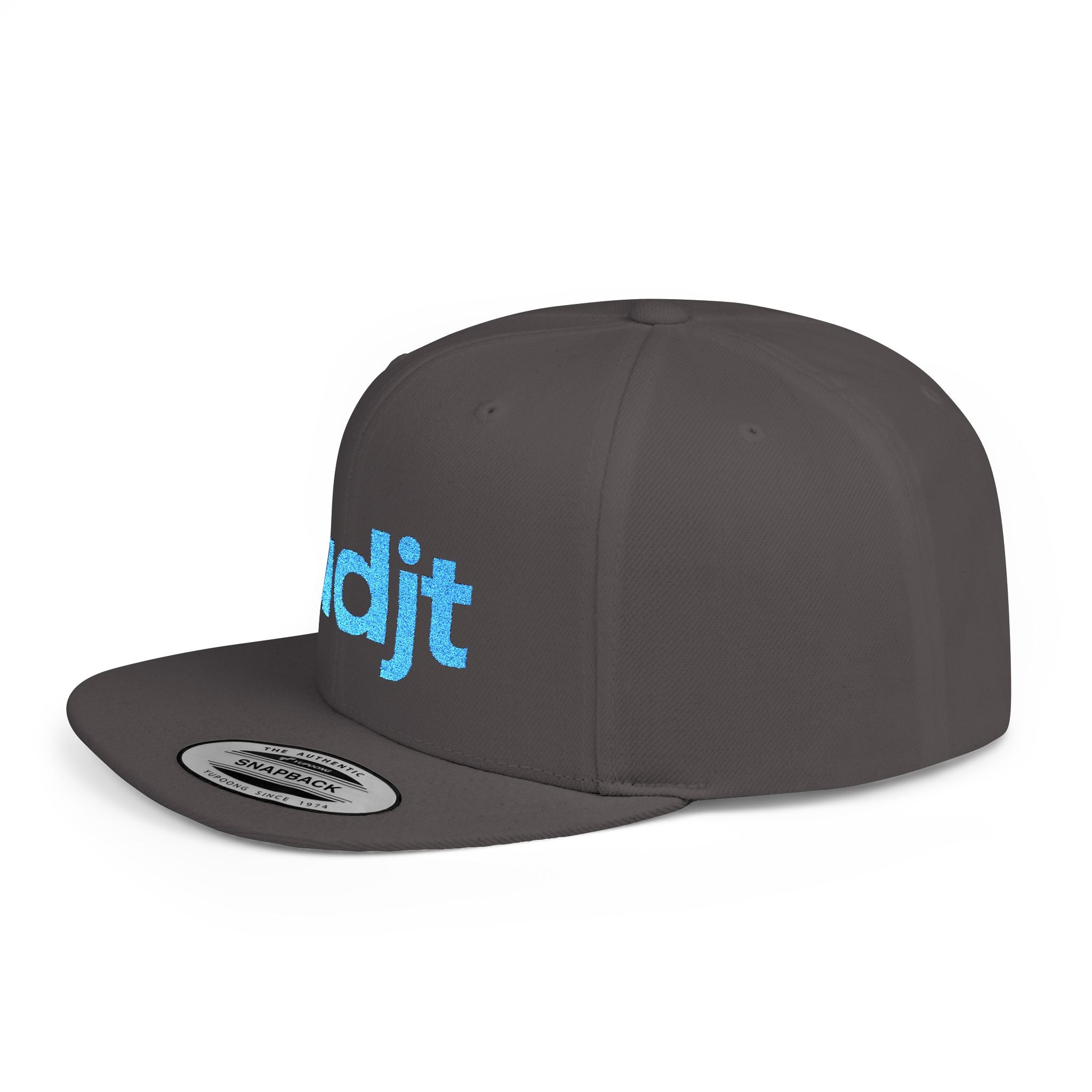 Stylish Flat Bill Snapback Turquoise fudjt Streetwear Logo Cap | 12 Colors