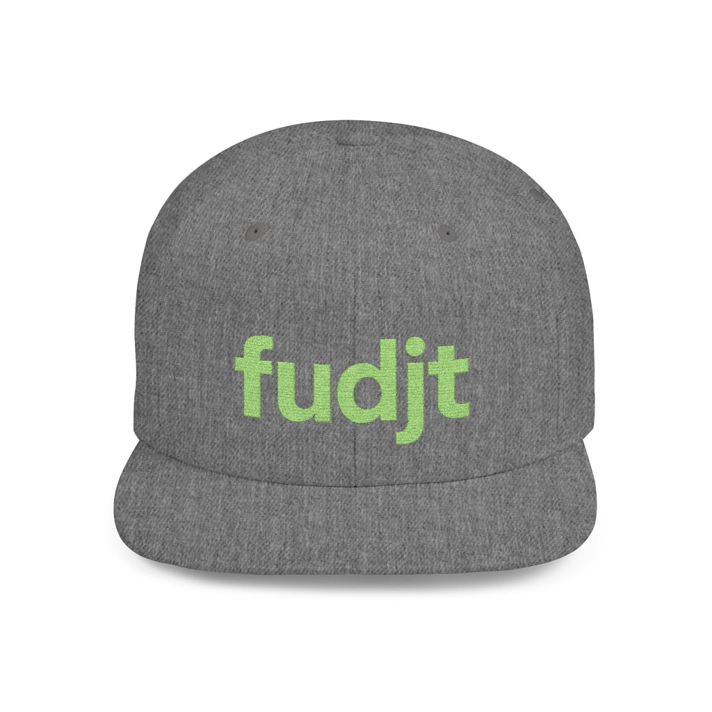 Stylish Flat Bill Snapback Green fudjt Streetwear Logo Cap | 11 Colors